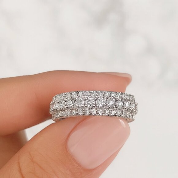 💎 “Bridget” Demi-Fine Bling Ring - Picture 3 of 3